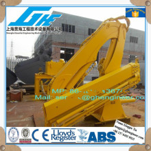 Knuckle boom hydraulic marine crane